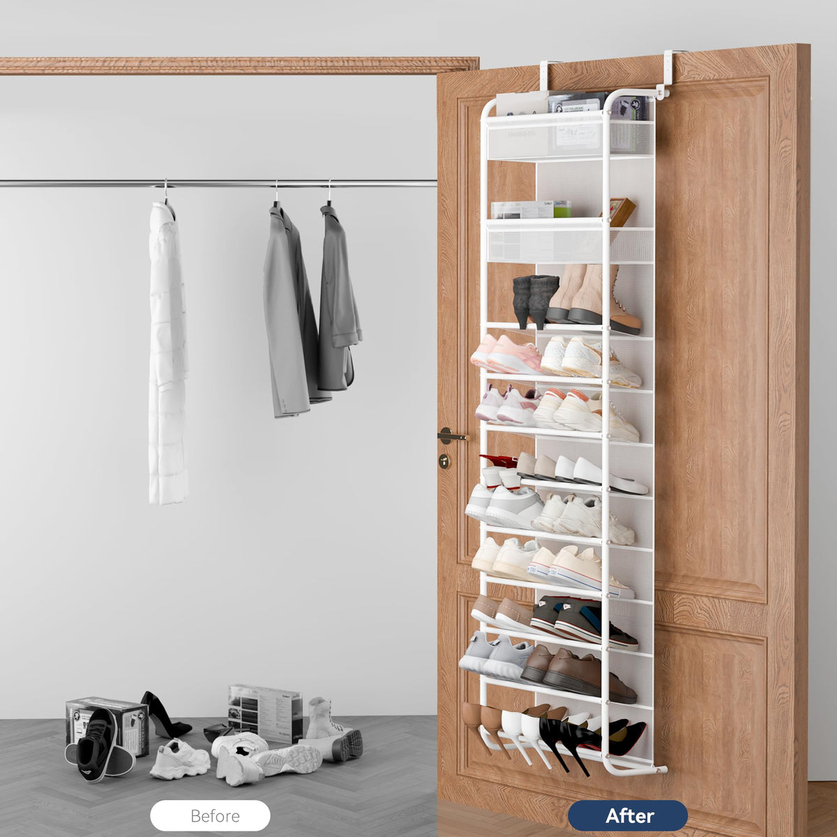 Whitmor multipurpose storage for shoes, accessories, and small items
