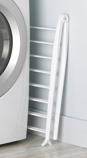Whitmor Spacemaker compact design fits small laundry spaces
