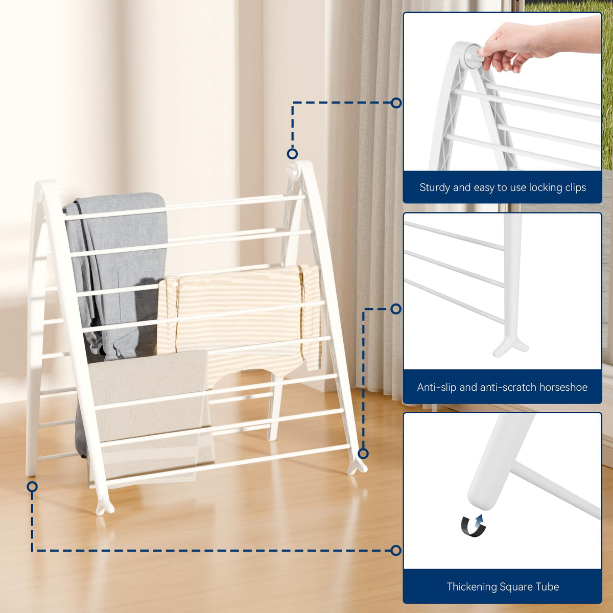 Whitmor Spacemaker-easy-tool-free-assembly enables quick setup.