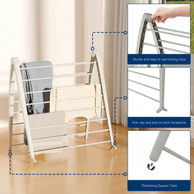 Whitmor Spacemaker rust-resistant tubes withstand repeated use.