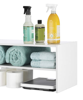 Whitmor 11.61 L x 31 W x 11.61 H inches dimensions emphasized for near-fit closets.