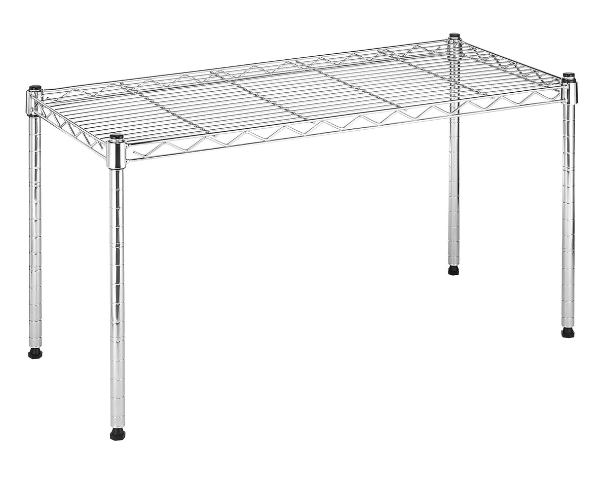 Whitmor Supreme wide shelving unit durable steel frame for long lasting pantry storage