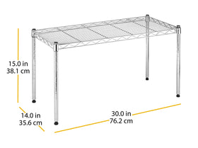Whitmor Supreme wide shelving unit great for garage and closet storage