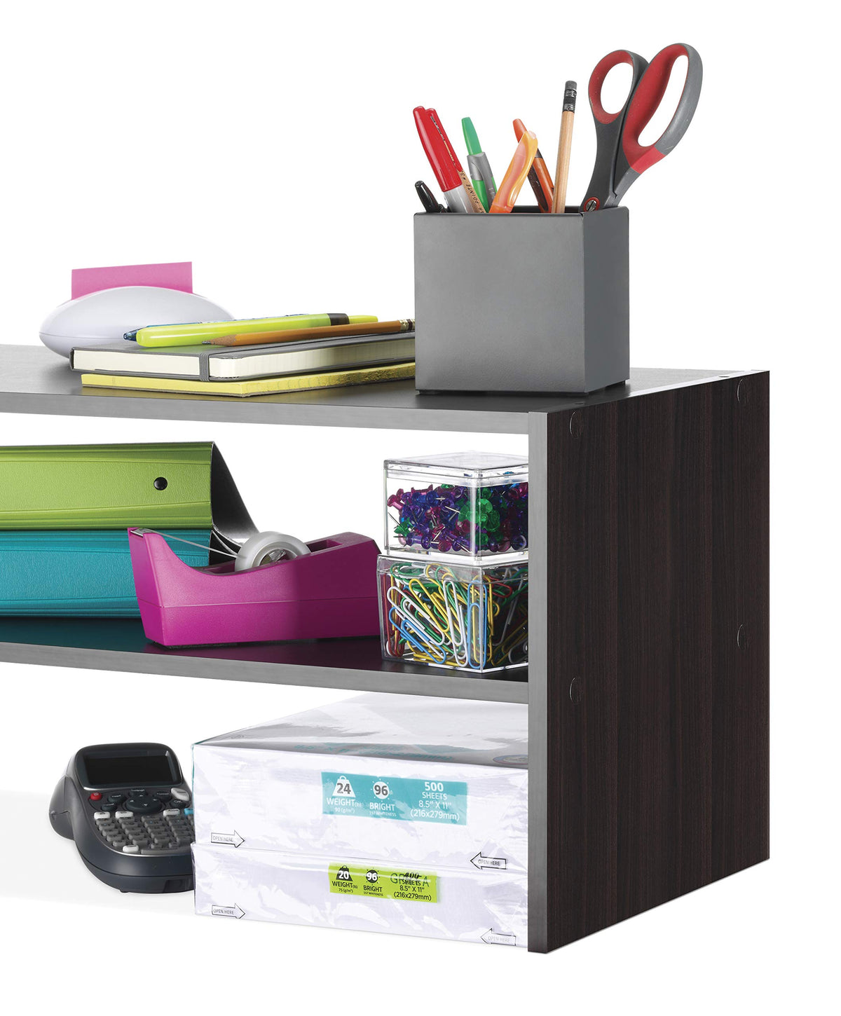 Whitmor wood rack easy to clean dorm and home use