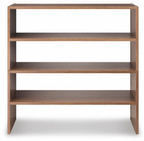 Whitmor walnut dorm-ready rack demonstrates versatile use in small spaces
