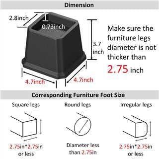 Whynonap universal-fit risers for beds and tables