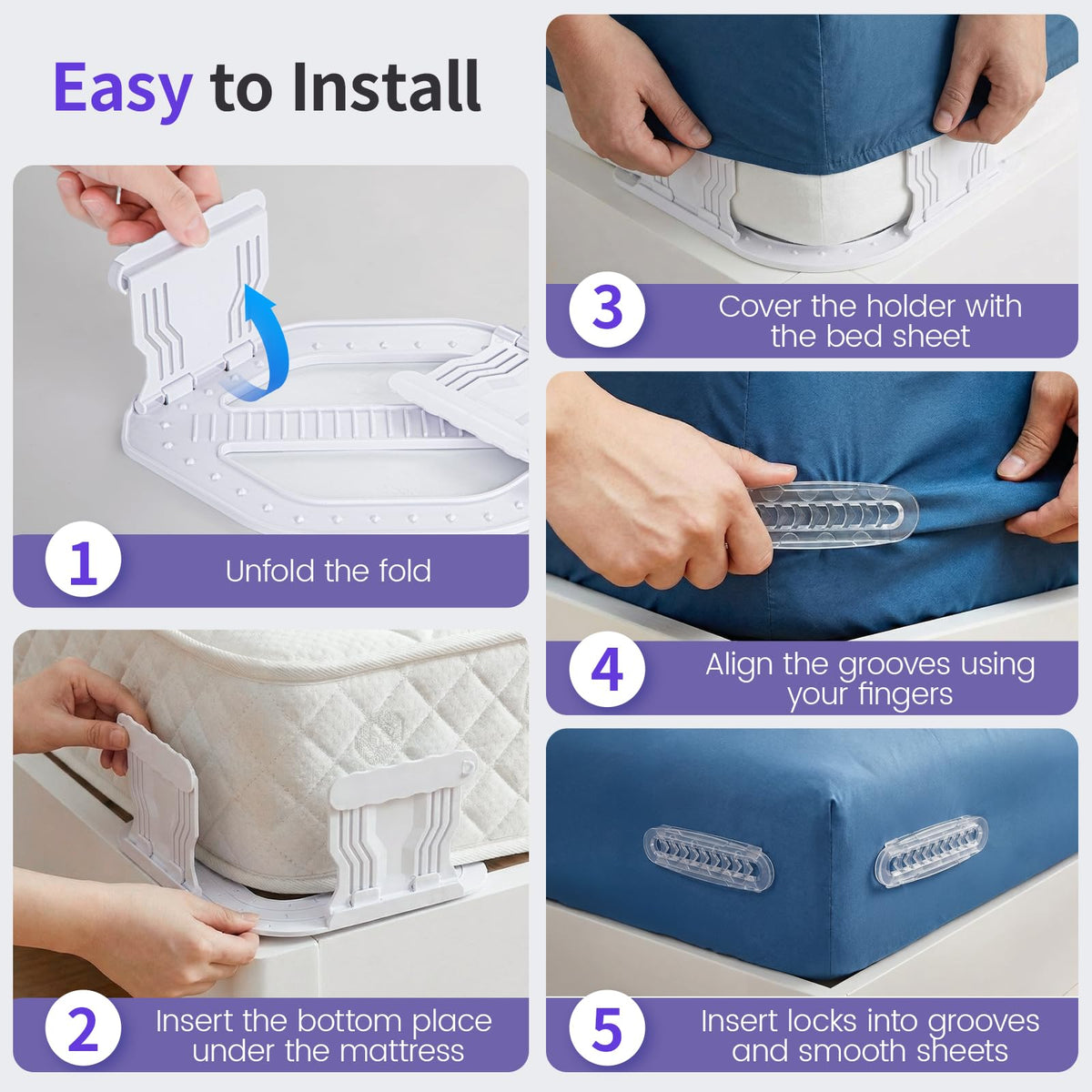 WIBWIDOCS bed sheet holders shown as a practical housewarming gift