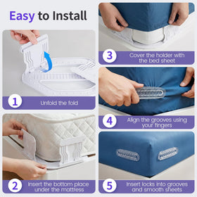 WIBWIDOCS bed sheet holders shown as a practical housewarming gift