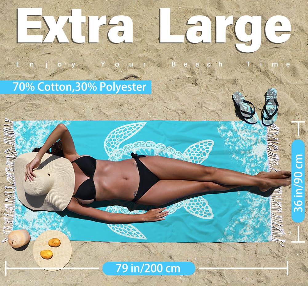Widdonen colorful styles towel adds flair to beach days