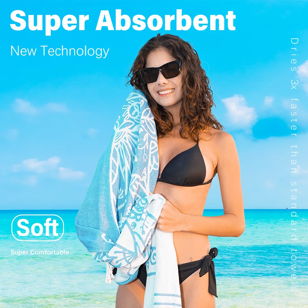 Widdonen machine-washable towel stays soft after many washes