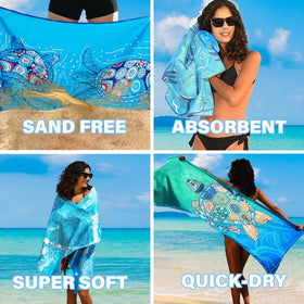 Widdonen travel-pack towel ready for vacations and camping