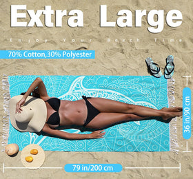 Widdonen multiuse towel suits beach, pool, travel, or yoga
