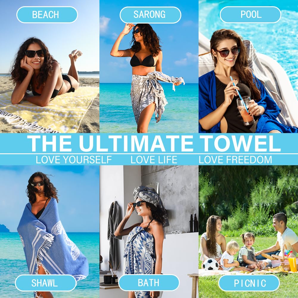 Widdonen cotton-poly blend towel offers absorbency with lightweight feel