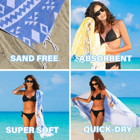 Widdonen soft-touch cotton towel feels comfortable against skin.