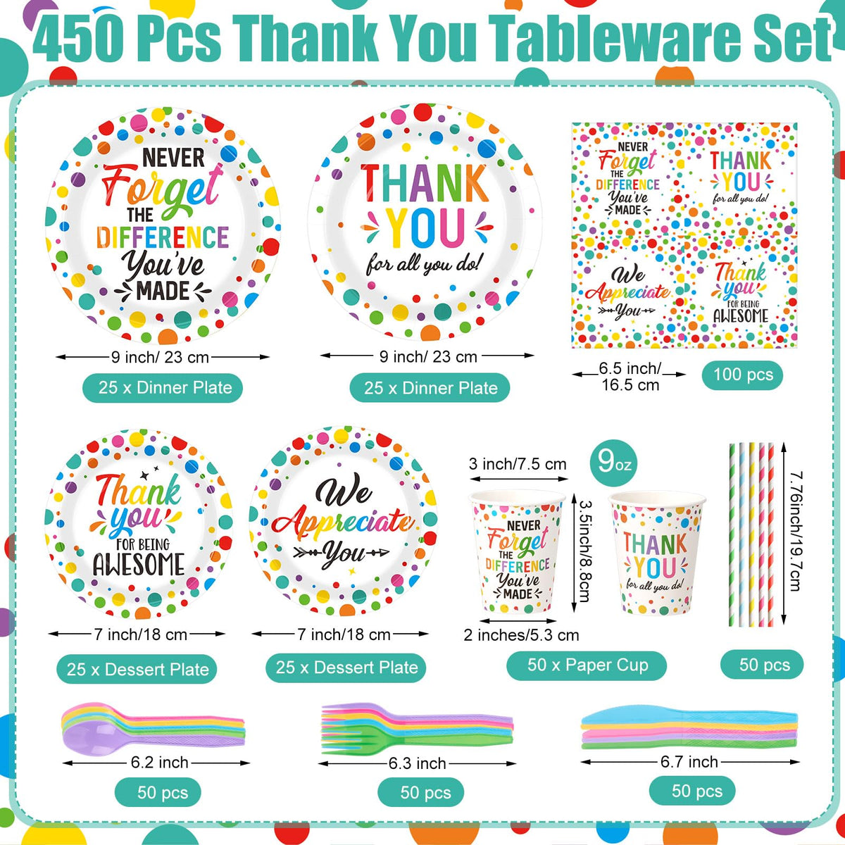 Widecook napkins for teacher appreciation, perfect for quick cleanup and festive tables