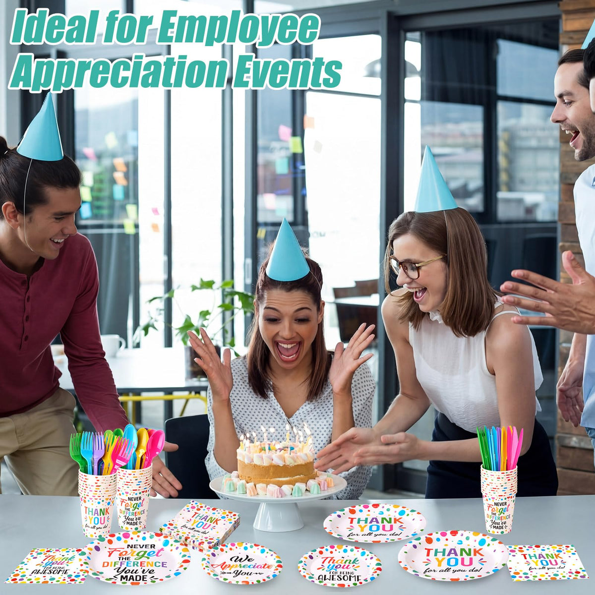 Widecook disposable straws for teacher appreciation beverages at events