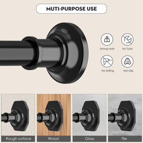 Widyana Outdoor Tension Rod adjustable mechanism demonstrates easy length tuning
