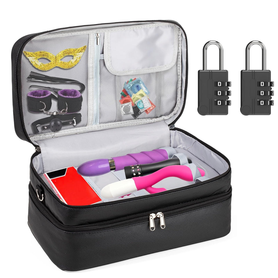 Wifsakong lockable toy storage exterior keeps privacy secure during travel.