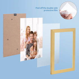WIFTREY 4x6 gold frame bulk packaging ideal for offices and events