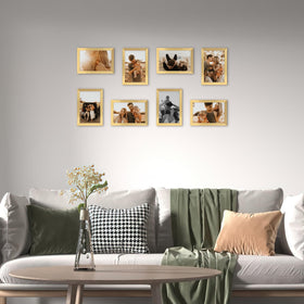 WIFTREY 4x6 gold frame front protection keeps photos pristine