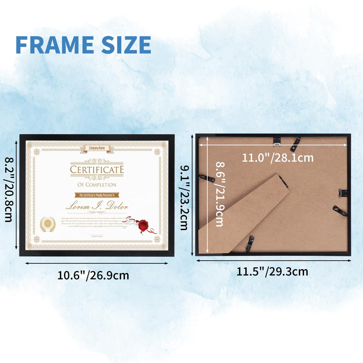 WIFTREY frames hanging display for vertical wall arrangement
