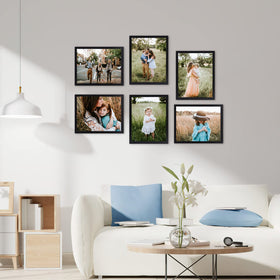 WIFTREY plexiglass-front 8x10 frame protects memories while matching modern decor.