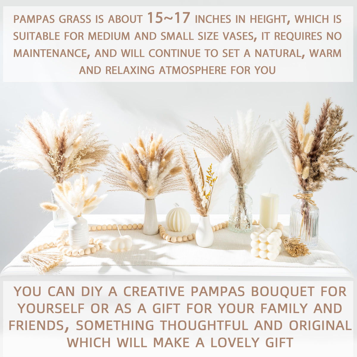 WILD AUTUMN ethically sourced pampas grass for sustainable decor