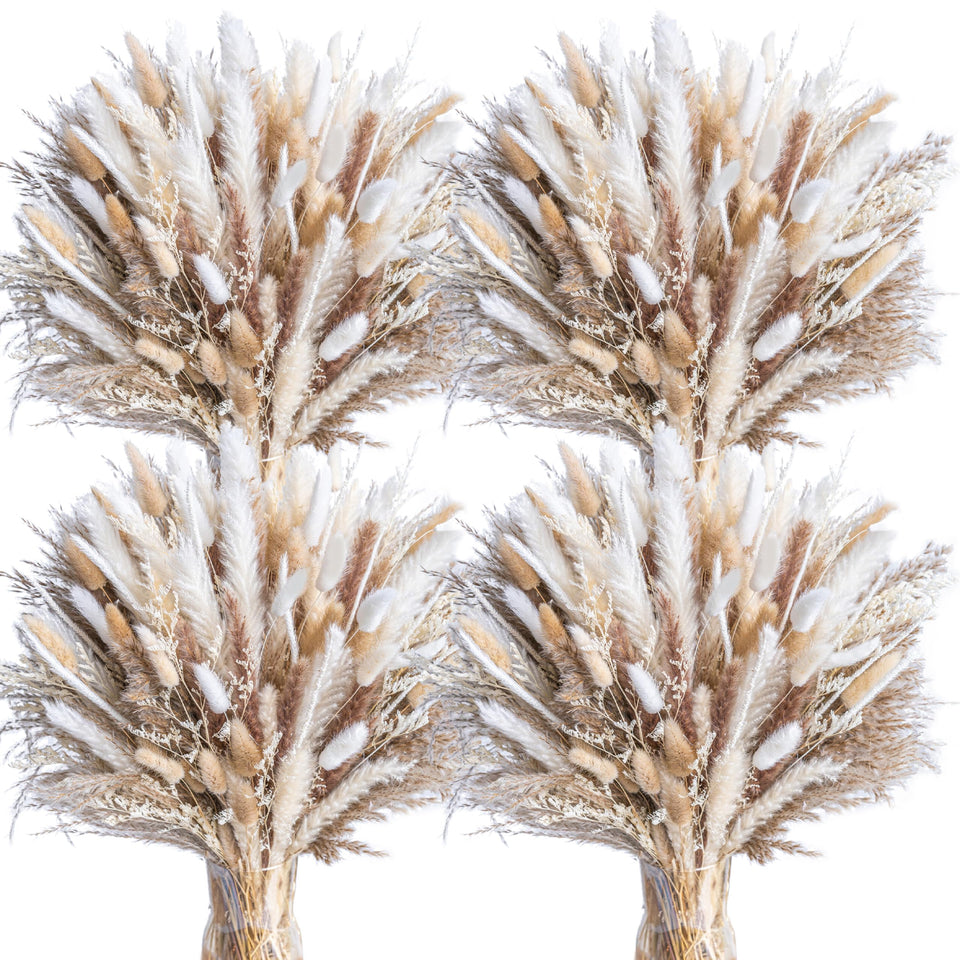 Wild Autumn pampas grass bouquet displayed in a vase for chic home decor.