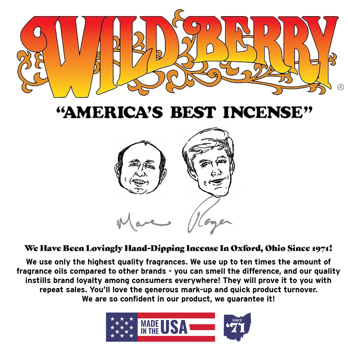 Wild Berry incense sticks set a comforting wellness ambiance in any room.