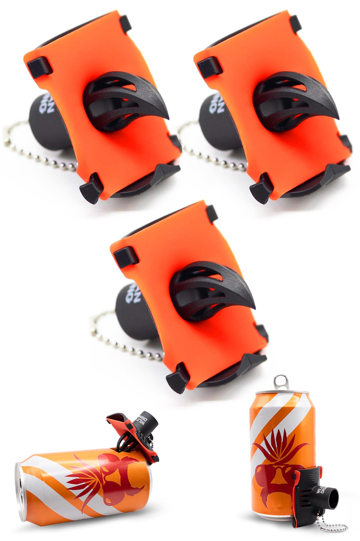 Wild Man Krak'in 2.0 built-in funnel in action for spill-free pouring