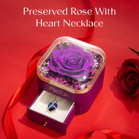 WILDLOVE rose box showing inscription I love you forever