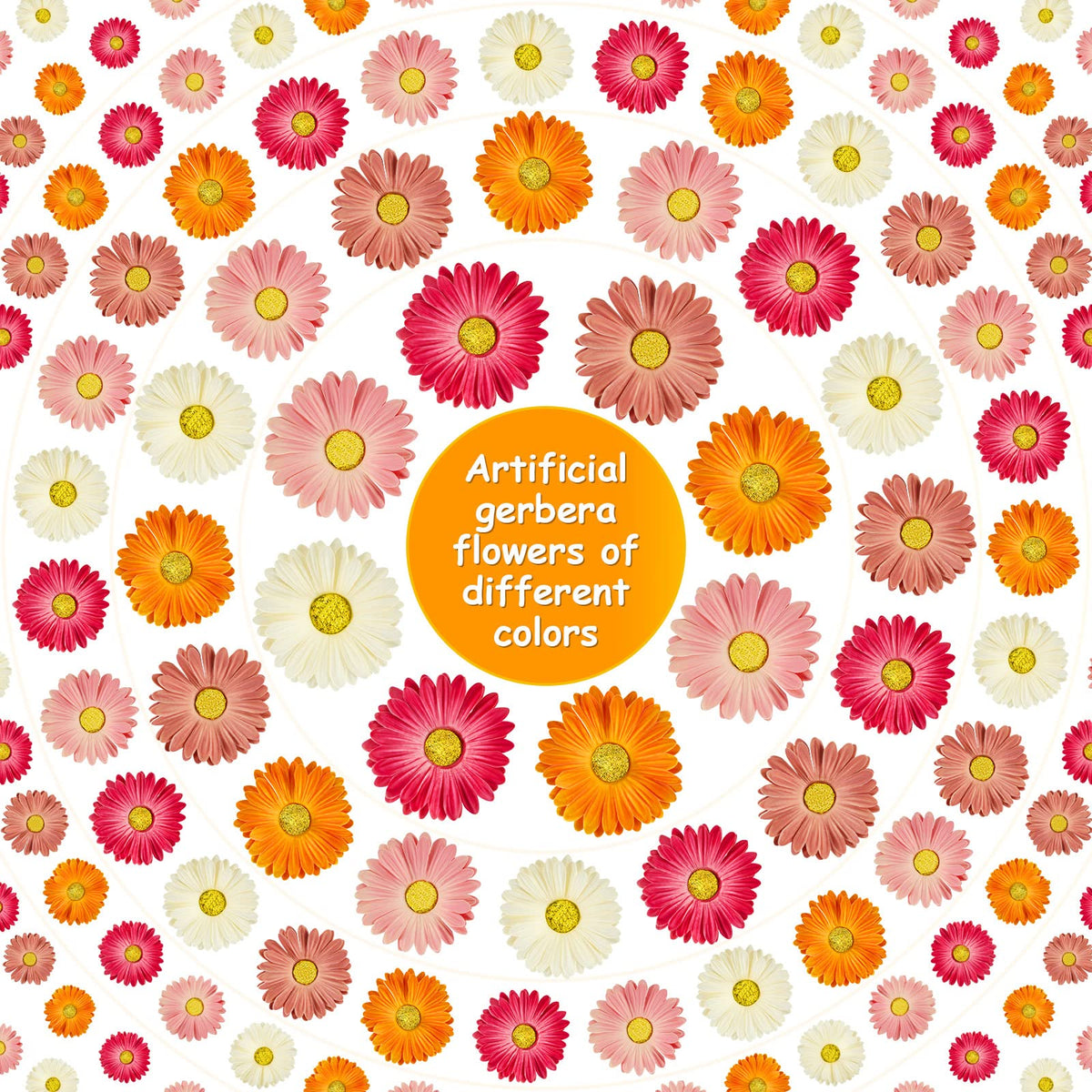 WILLBOND boho daisy party decor adds cheerful color and texture.