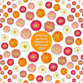 Willbond Gerbera daisies soft pliable stems suit adjustable height decor.