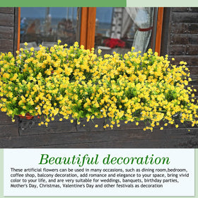 WILLBOND yellow decor for spring and summer with easy upkeep.