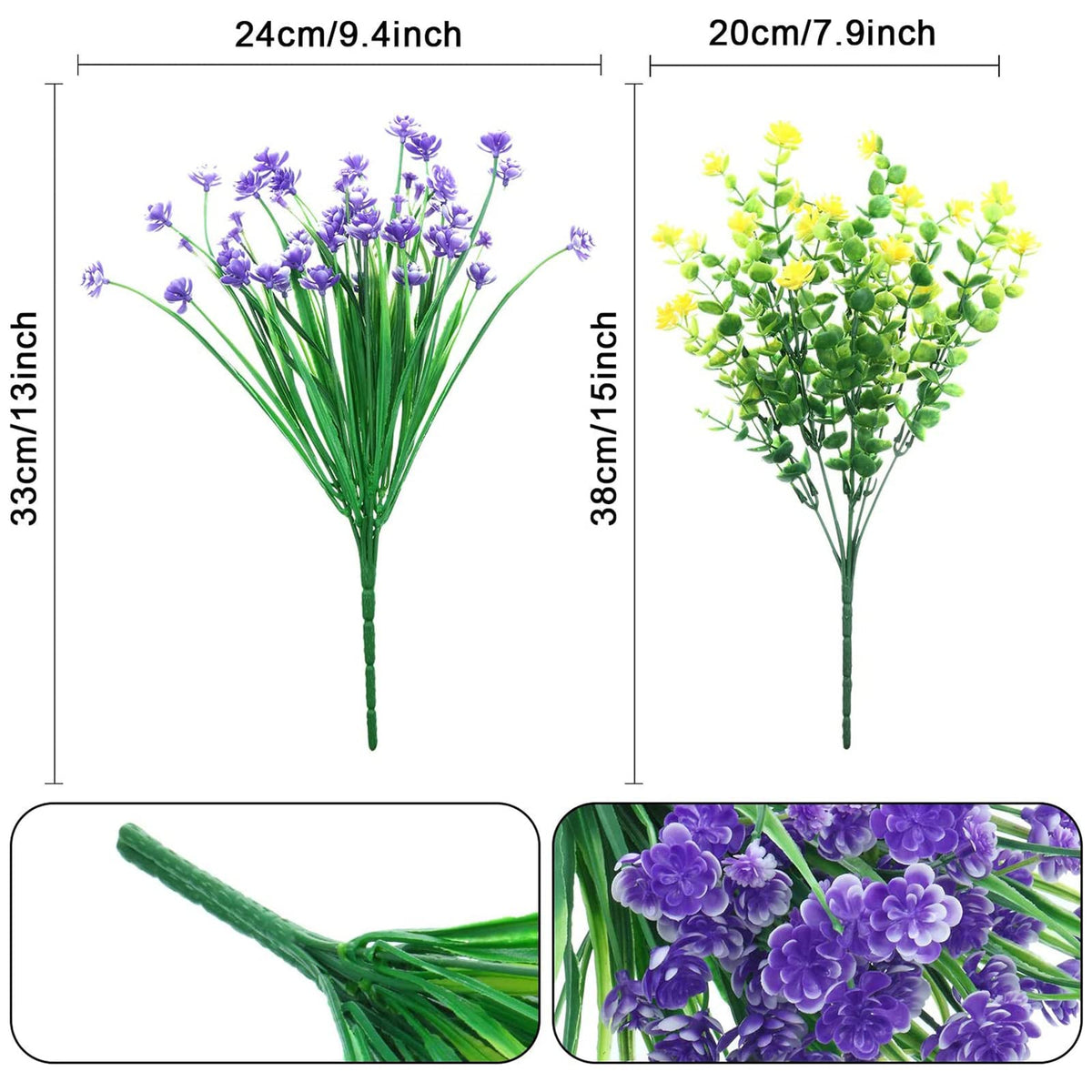 Willbond UV-resistant faux flowers stay bright in sunlit outdoor spaces.