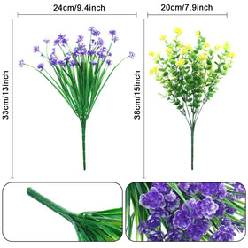 Willbond UV-resistant faux flowers stay bright in sunlit outdoor spaces.