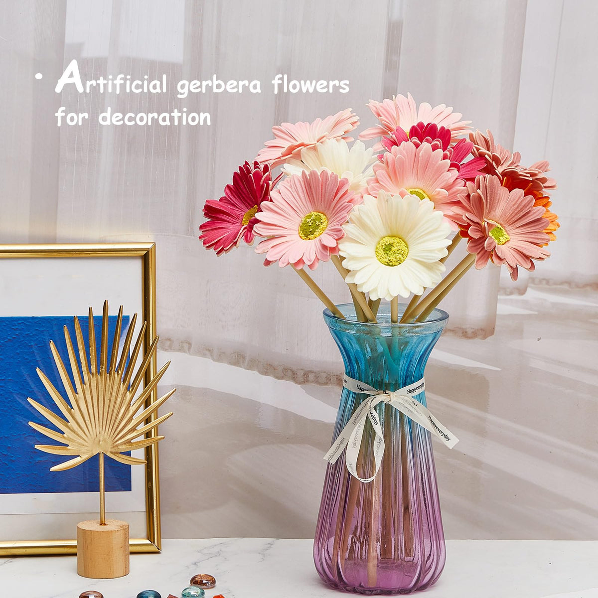 WILLBOND wedding bouquet filler with 36 pieces for lush arrangements.