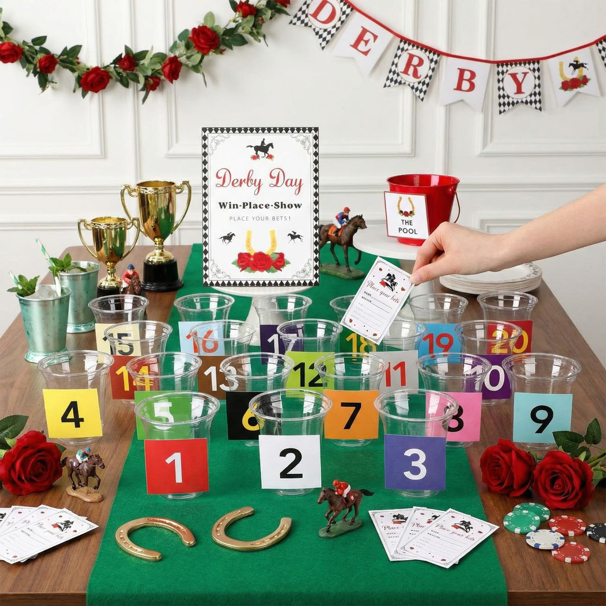 Willinglong number cards streamline participant tracking during derby challenges.