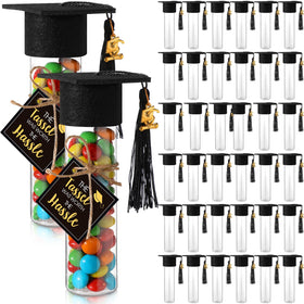 Willinglong graduation bottle topper set with caps for DIY party favors