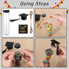 Willinglong graduation cap pendant and tassel accent for keepsake