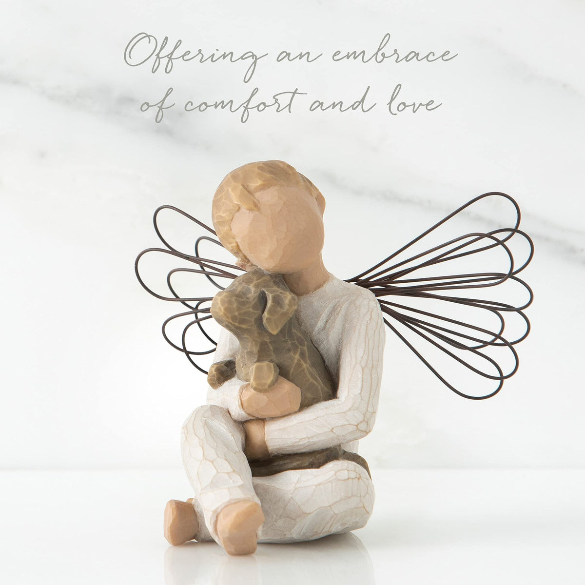 Willow Tree Angel of Comfort hand-painted resin figure by Susan Lordi