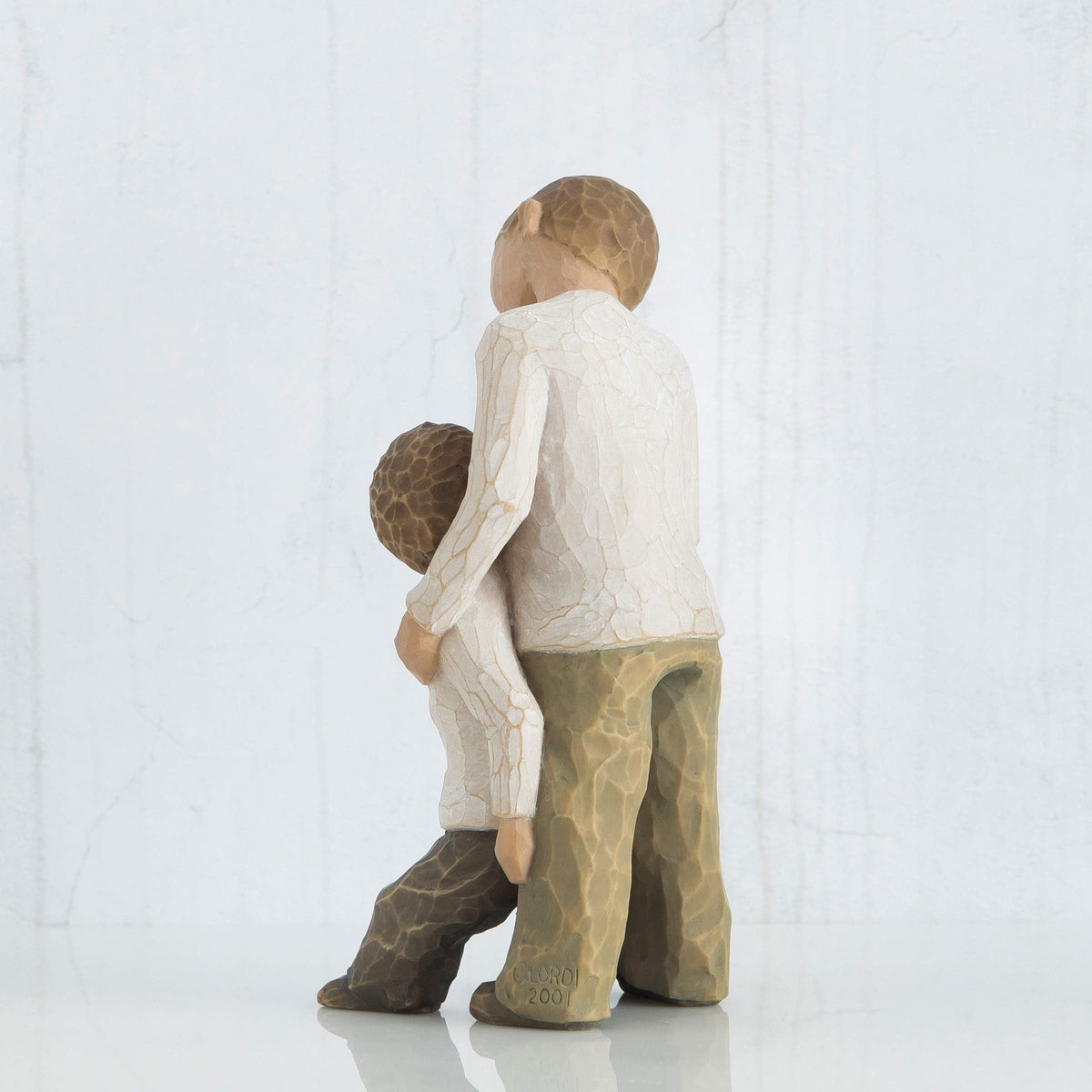 Willow Tree Brothers enclosure card features a lasting bond sentiment.