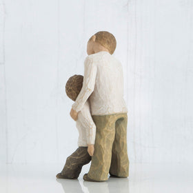 Willow Tree Brothers enclosure card features a lasting bond sentiment.
