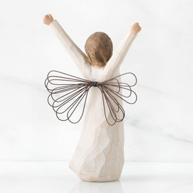 Willow Tree Courage Angel enclosure card with sentiment about courage and inspiration.