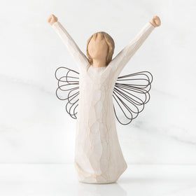Willow Tree Courage Angel with upraised arms, a hopeful presence in any room.