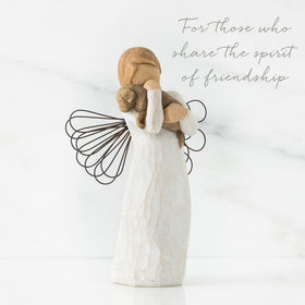 Willow Tree angel ready to display on shelf, table, or mantel.