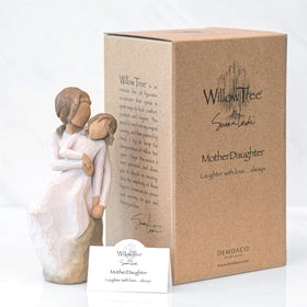 Willow Tree dust with soft brush for easy care