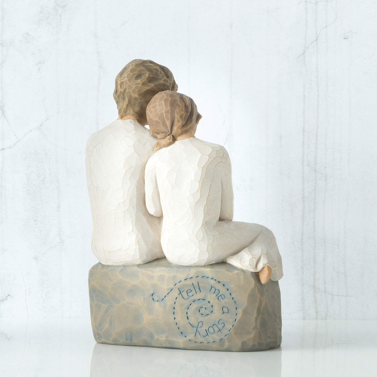 Willow Tree enclosure card sentiment reading The best gift is time spent with you.