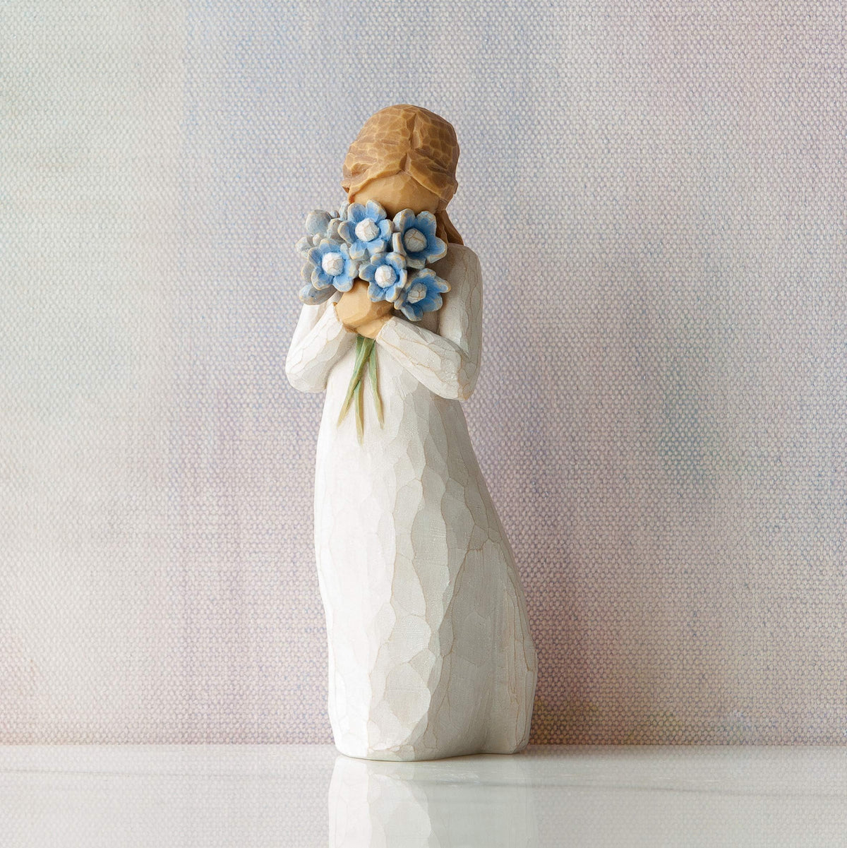 Willow Tree Forget-me-not packaged gift-ready in a fitted box for occasions