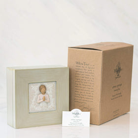Willow Tree gift-ready memory box for jewelry, notes and small mementos.